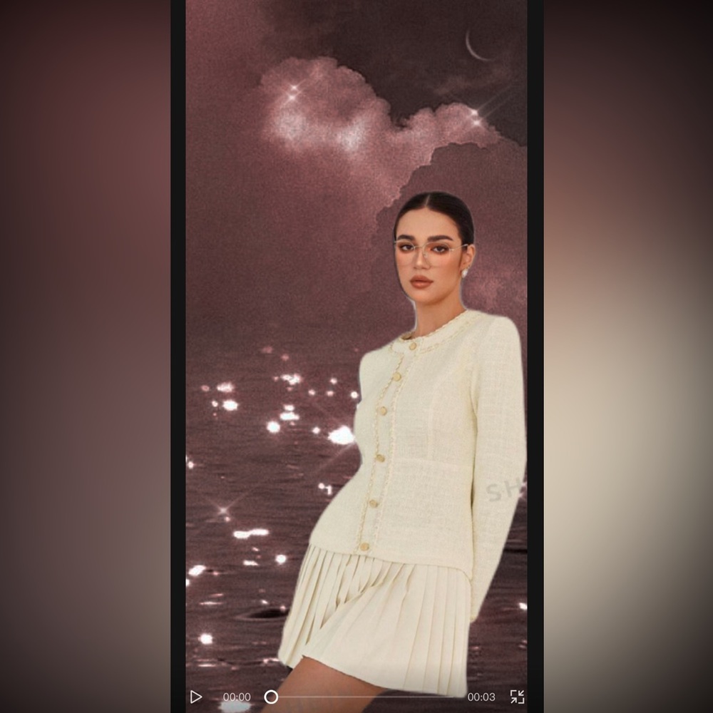 Fall Double Breasted Short Dress